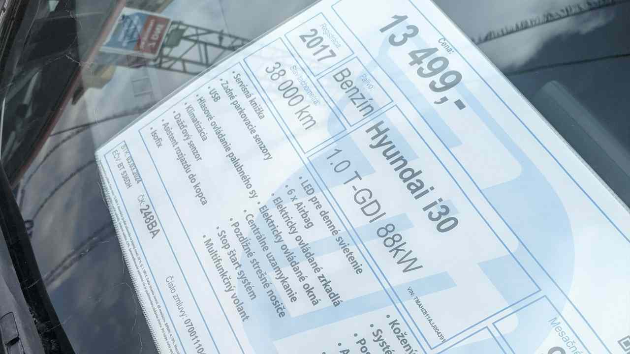 auto jazdenka v bazare informacie o aute