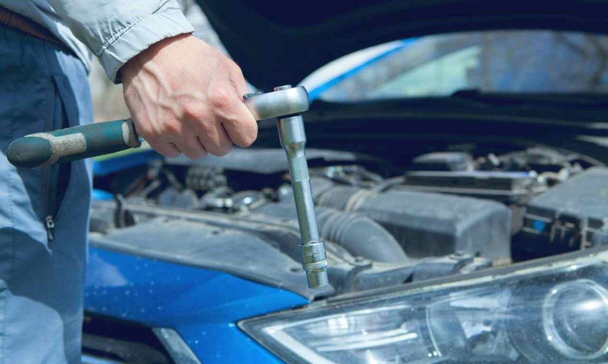 auto v servise oprava
