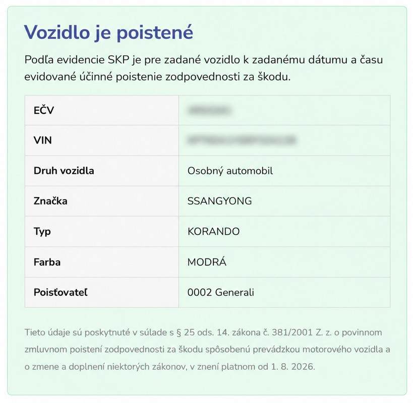 overenie PZP